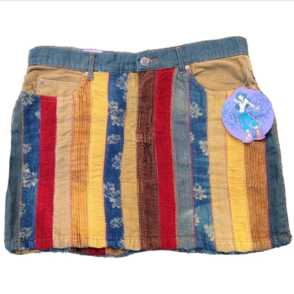 NOT FOR SALE - NWT Gypsy Jeans Corduroy Women's Mini Skirt